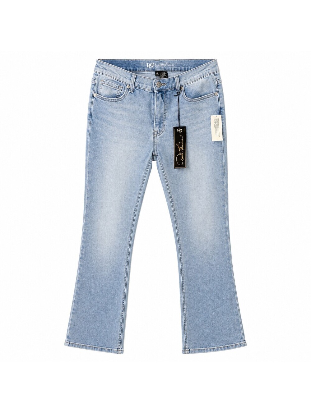 DG2 by Diane Gilman Women's Light Wash Stretch Denim Jeans Size 8P
